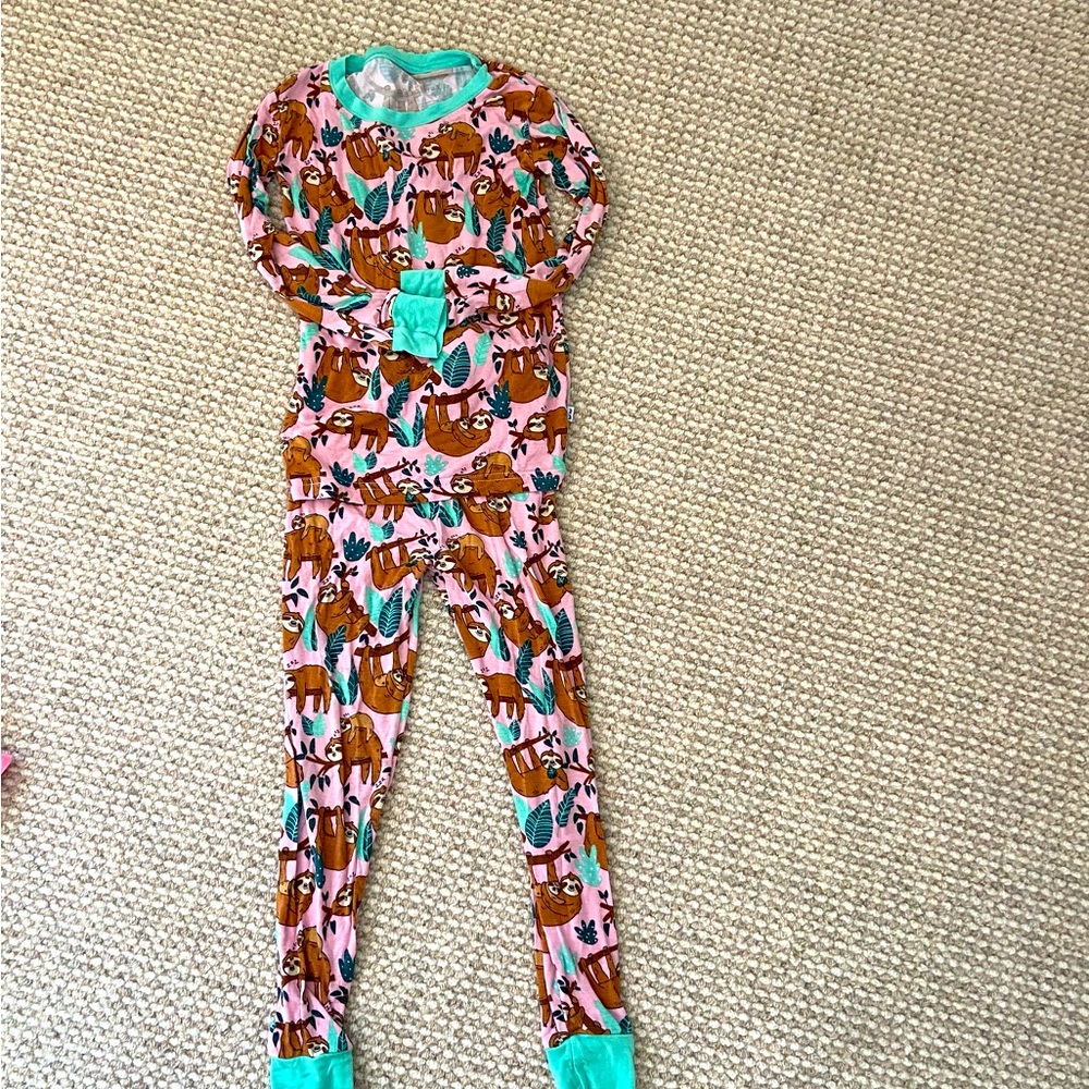 EUC Little Sleepies sloth pajama
